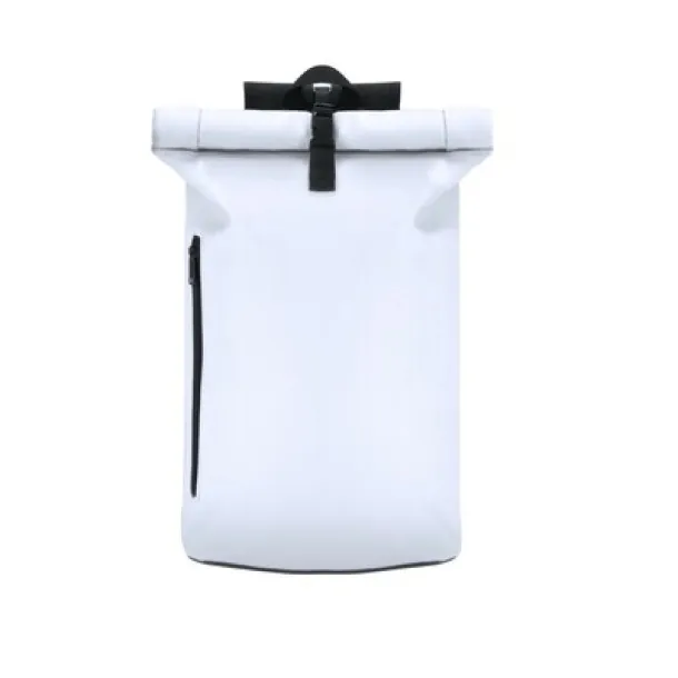  Roll top laptop backpack 15" Bijela