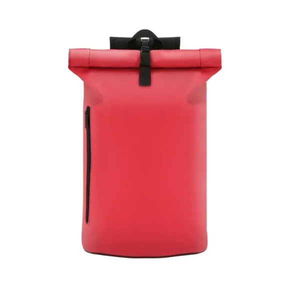  Roll top laptop backpack 15" Crvena