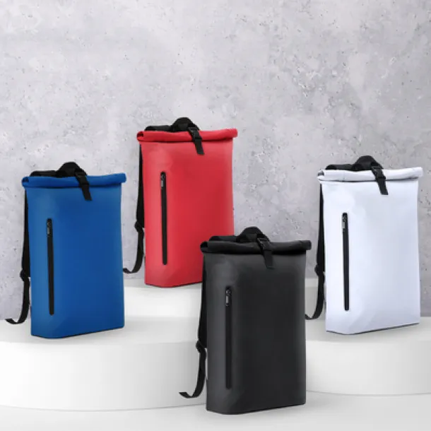  Roll top laptop backpack 15" Plava