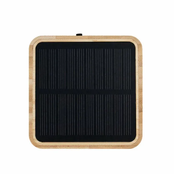 Androwe B'RIGHT Bežični zvučnik od bambusa 3W, solarni panel wood