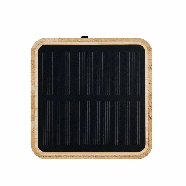 Androwe B'RIGHT Bamboo wireless speaker 3W B'RIGHT, solar panel wood