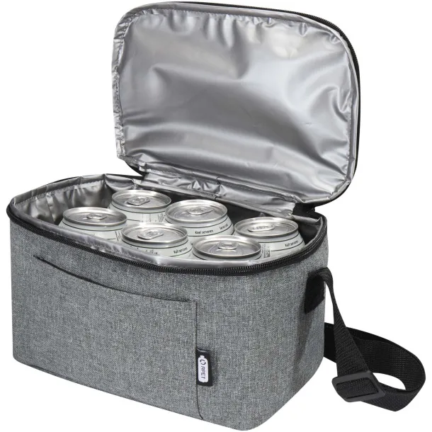 Tundra 6-can GRS RPET cooler bag 5L Heather grey