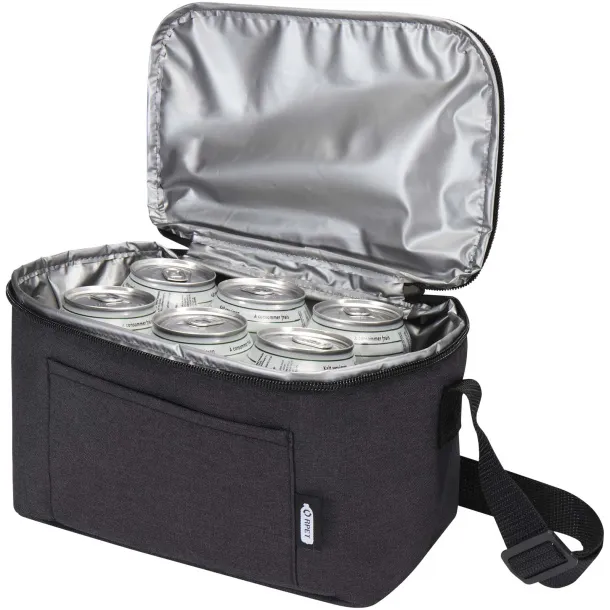 Tundra 6-can GRS RPET cooler bag 5L Heather Charcoal