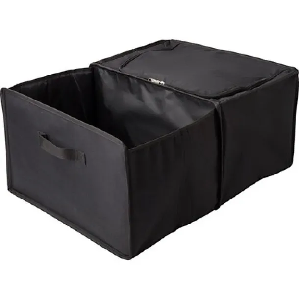  Foldable car organizer, cooler compartment Crna