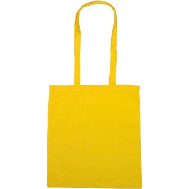  Cotton shopping bag 120 g/m2 yellow