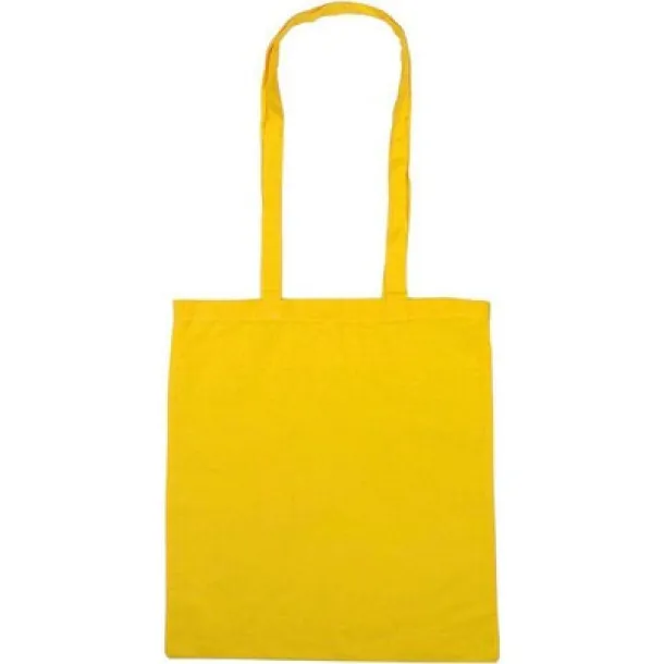  Cotton shopping bag 120 g/m2 yellow