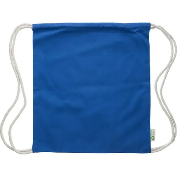  Cotton drawstring bag Mornarski plava