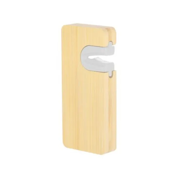  Bamboo bottle opener, knife sharpener beige