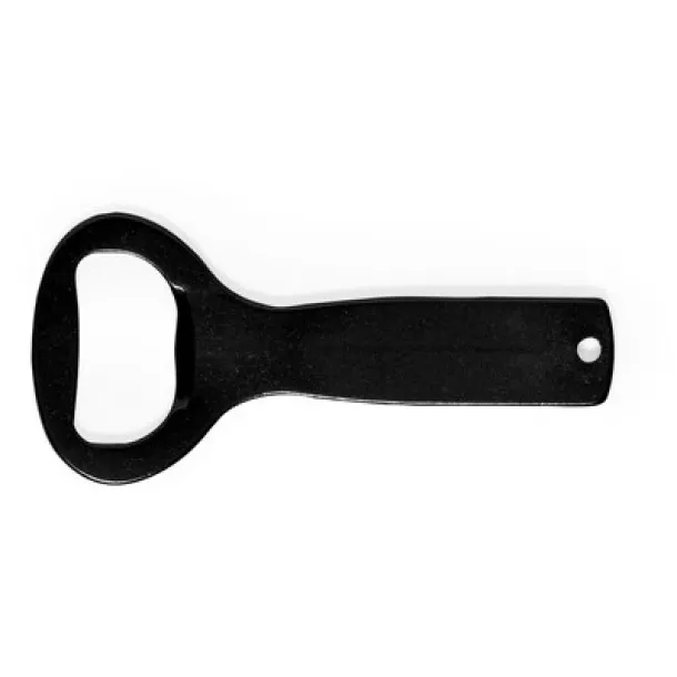  Recycled aluminium bottle opener black