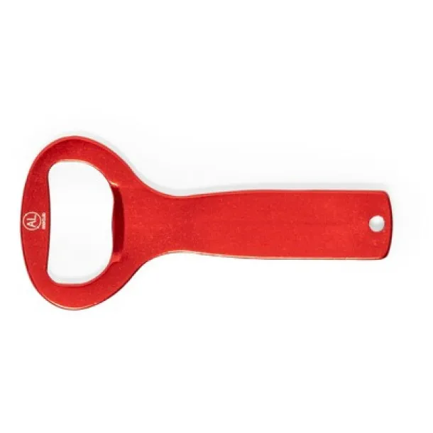  Recycled aluminium bottle opener red