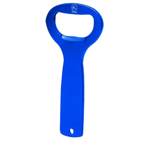  Recycled aluminium bottle opener blue