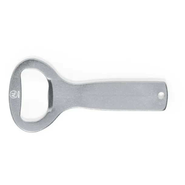  Recycled aluminium bottle opener silver