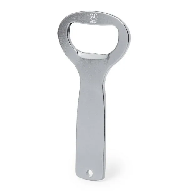  Recycled aluminium bottle opener Srebrna
