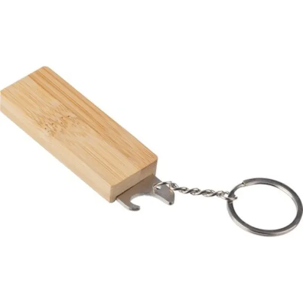  Keyring, bottle opener brown