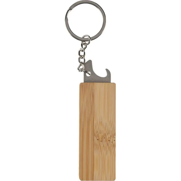  Keyring, bottle opener brown