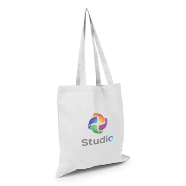 Rabia Cotton shopping bag white