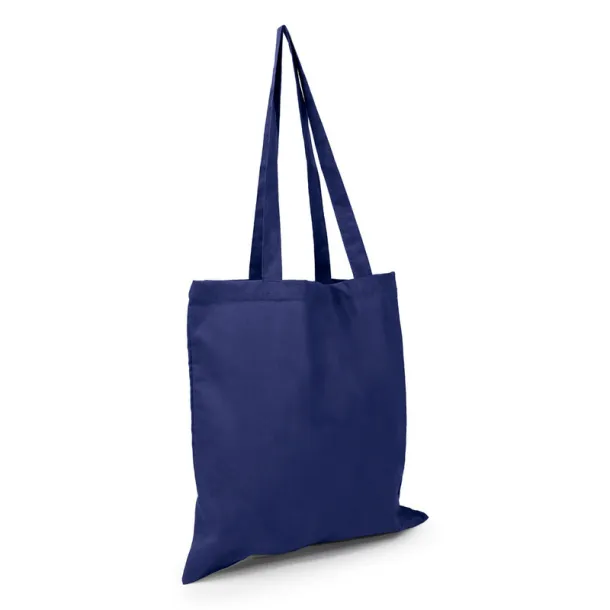 Rabia Cotton shopping bag navy blue