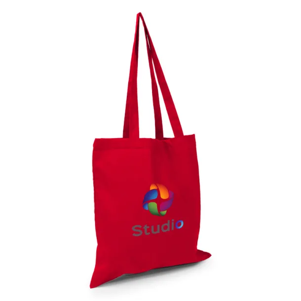 Rabia Cotton shopping bag red