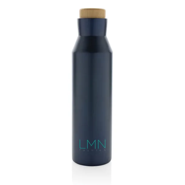  Gaia vakuum boca od RCS certificiranog recikliranog nehrđajućeg čelika, 600 ml - XD Collection Plava