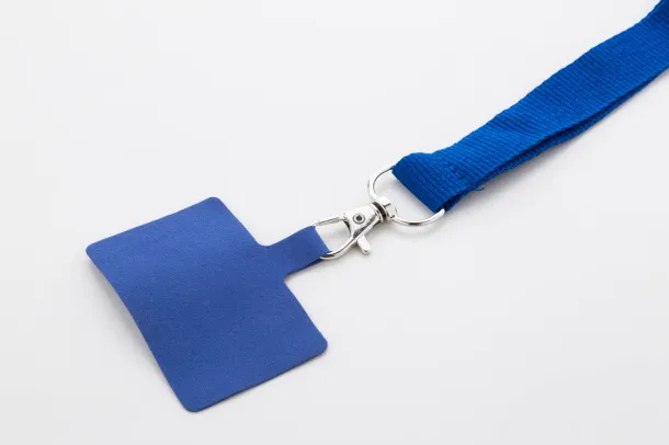 Revent Call RPET mobile holder lanyard Blue