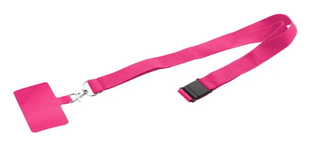 Revent Call RPET mobile holder lanyard Pink