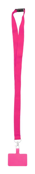 Revent Call RPET mobile holder lanyard Pink