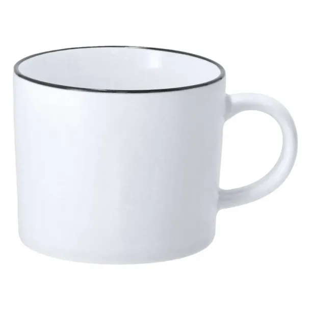  Ceramic mug 400 ml white