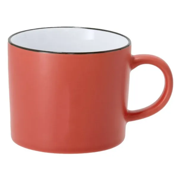  Ceramic mug 400 ml red