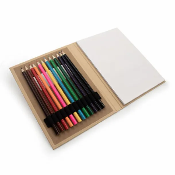 Paddy Coloured pencil set, notebook neutral