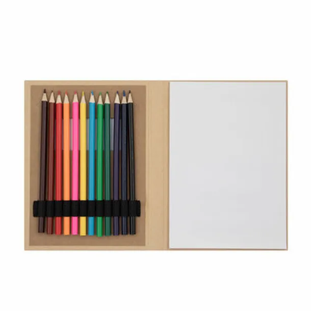 Paddy Coloured pencil set, notebook neutral