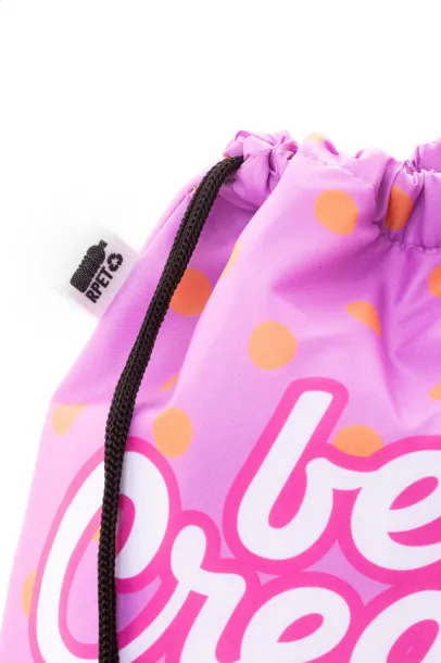 CreaCool Draw Kids custom cooler drawstring bag for kids Black White