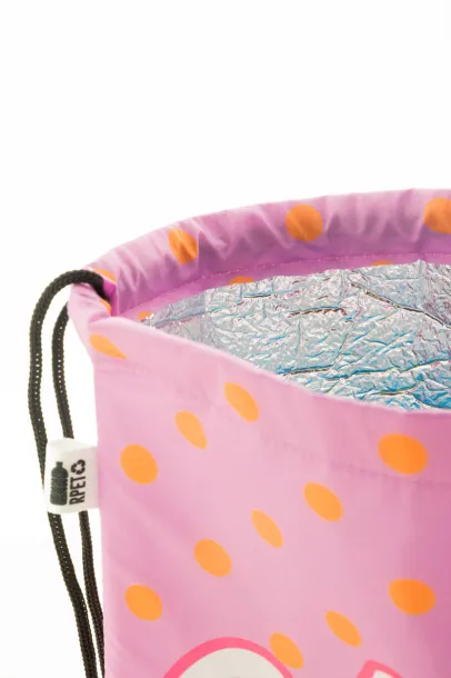 CreaCool Draw Kids custom cooler drawstring bag for kids Black White