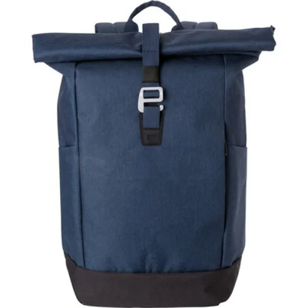  Rolltop backpack navy blue