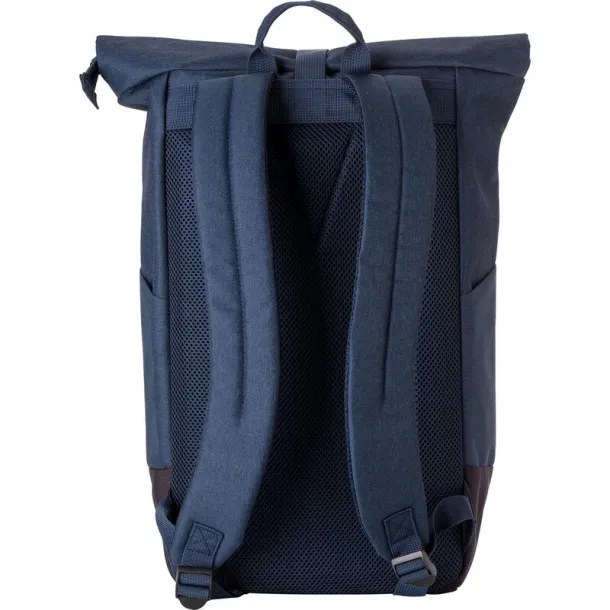  Rolltop backpack navy blue