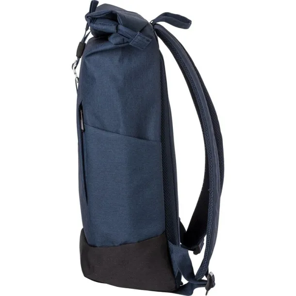  Rolltop backpack navy blue