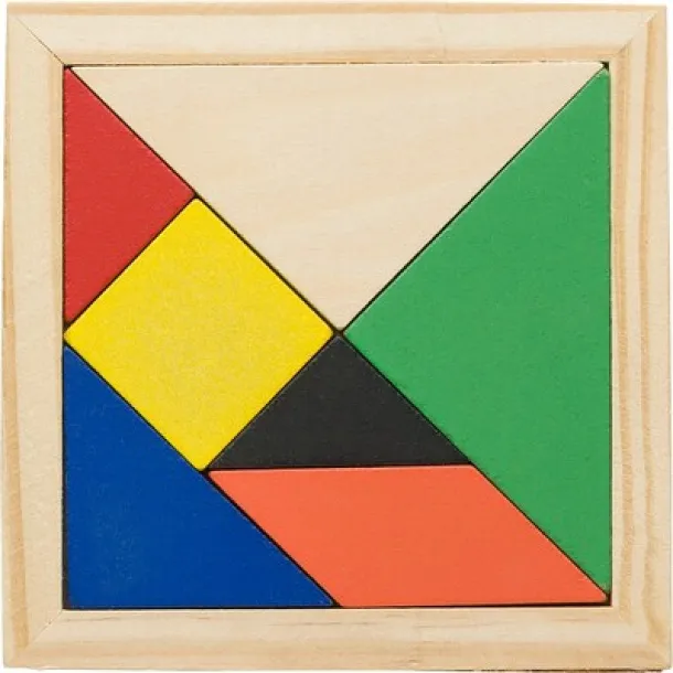  Tangram puzzle, 7 kom brown