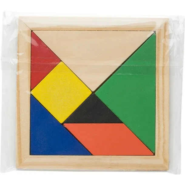  Tangram puzzle, 7 kom brown