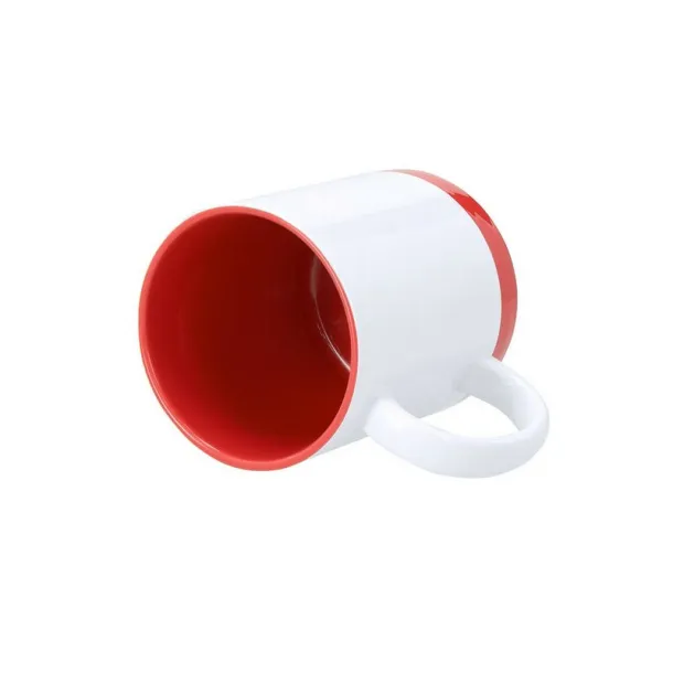  Ceramic mug 350 ml red