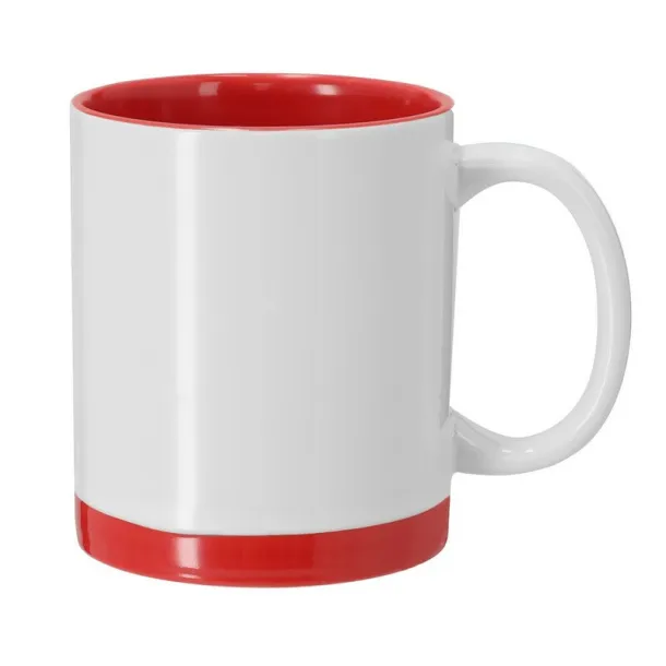  Ceramic mug 350 ml red