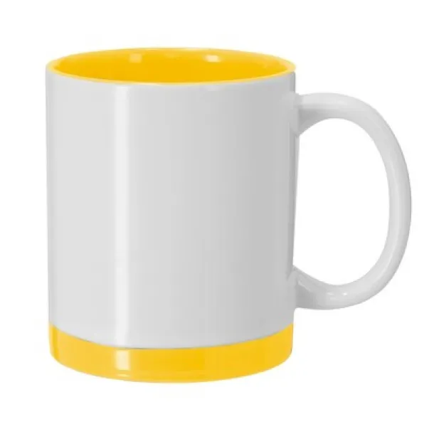  Ceramic mug 350 ml yellow