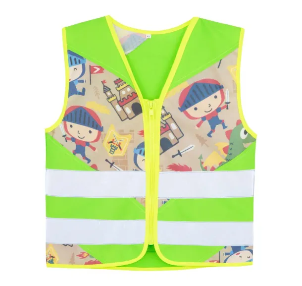ACTION CHILDREN’S SAFETY VEST (CO2 NEUTRAL) - ACTION - Korntex Neon Green Knight