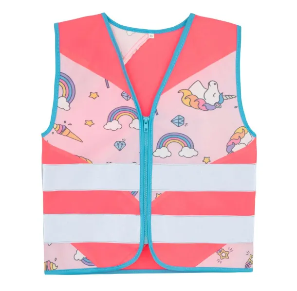 ACTION CHILDREN’S SAFETY VEST (CO2 NEUTRAL) - ACTION - Korntex Neon Pink Unicorn