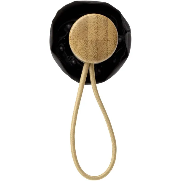 Carmen A5 hard cover notebook and ballpoint pen gift set (black ink) Crna