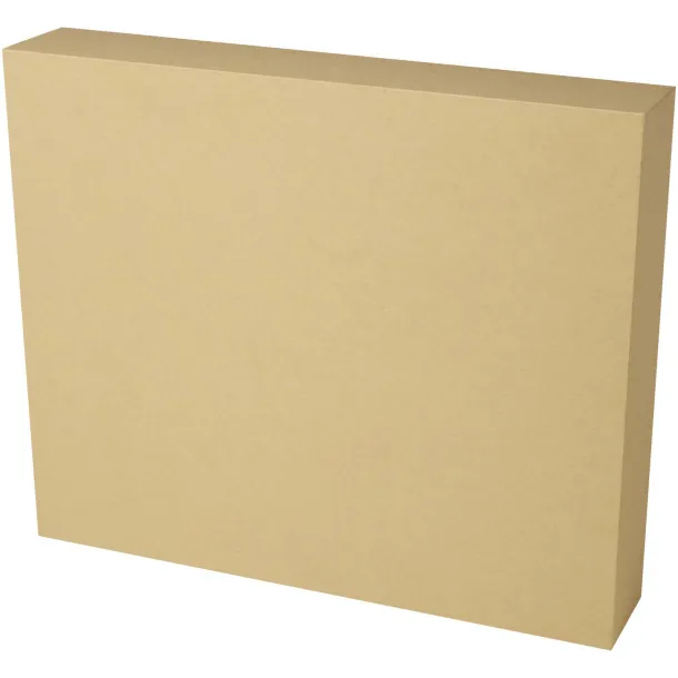 Carmen A5 hard cover notebook and ballpoint pen gift set (black ink) Crna