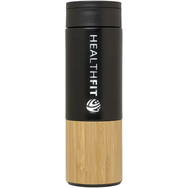 Carmen A5 hard cover notebook and ballpoint pen gift set (black ink) Crna