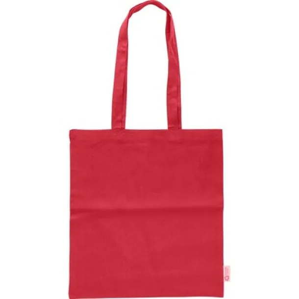  Cotton shopping bag red