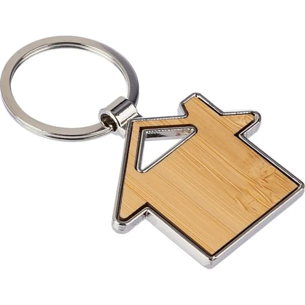  Keyring "home" brown