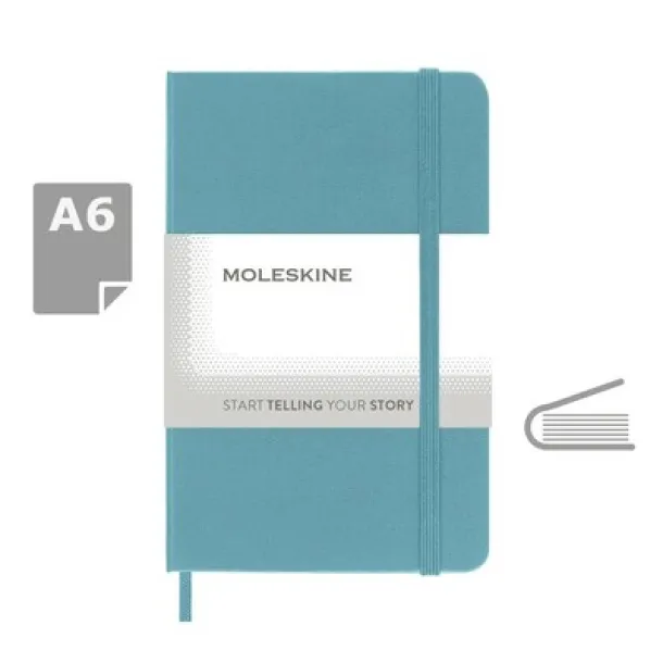  MOLESKINE notes, cca A6 turquoise