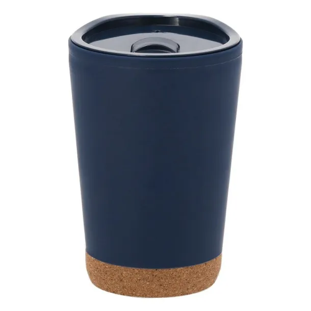  Thermo mug 260 ml with cork detail navy blue