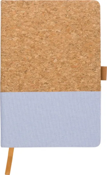 Trevor Cork and cotton notebook  lilac